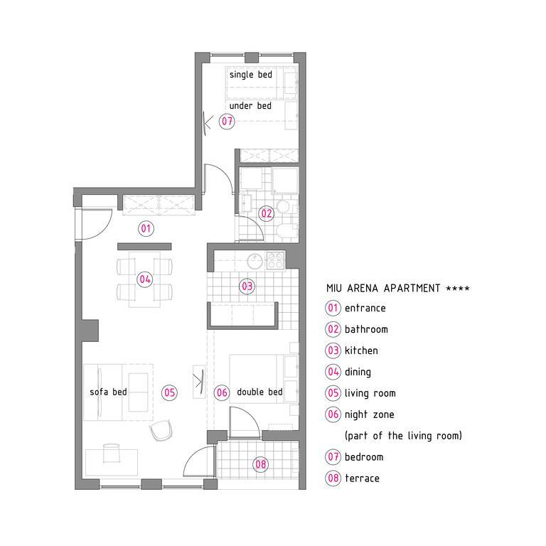 Miu Arena Apartment Belgrade Exterior photo